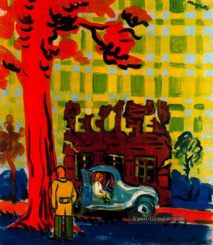 die Zwischenstation 1948 René Magritte Ölgemälde